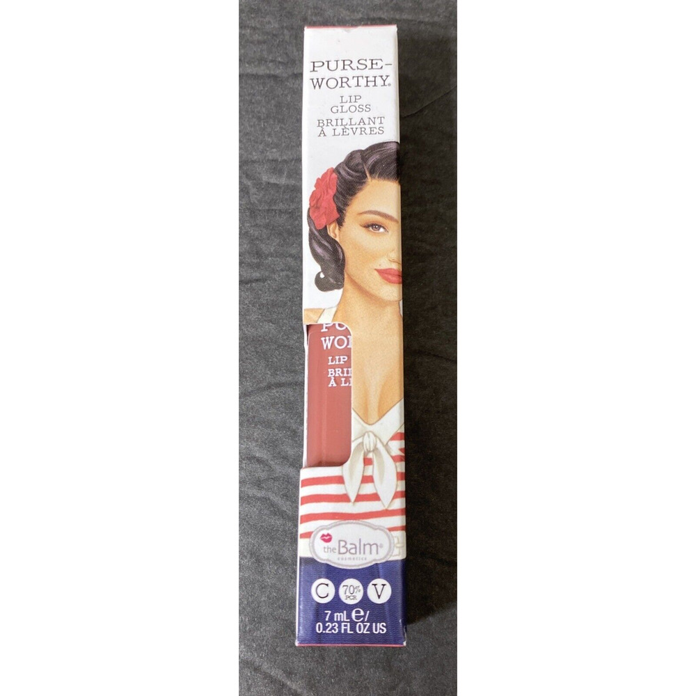 The Balm thebalm Purseworthy Lip Gloss TOTE NEW
